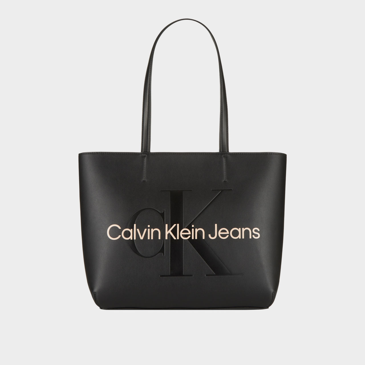 Sculpted Logo Shopper Tote