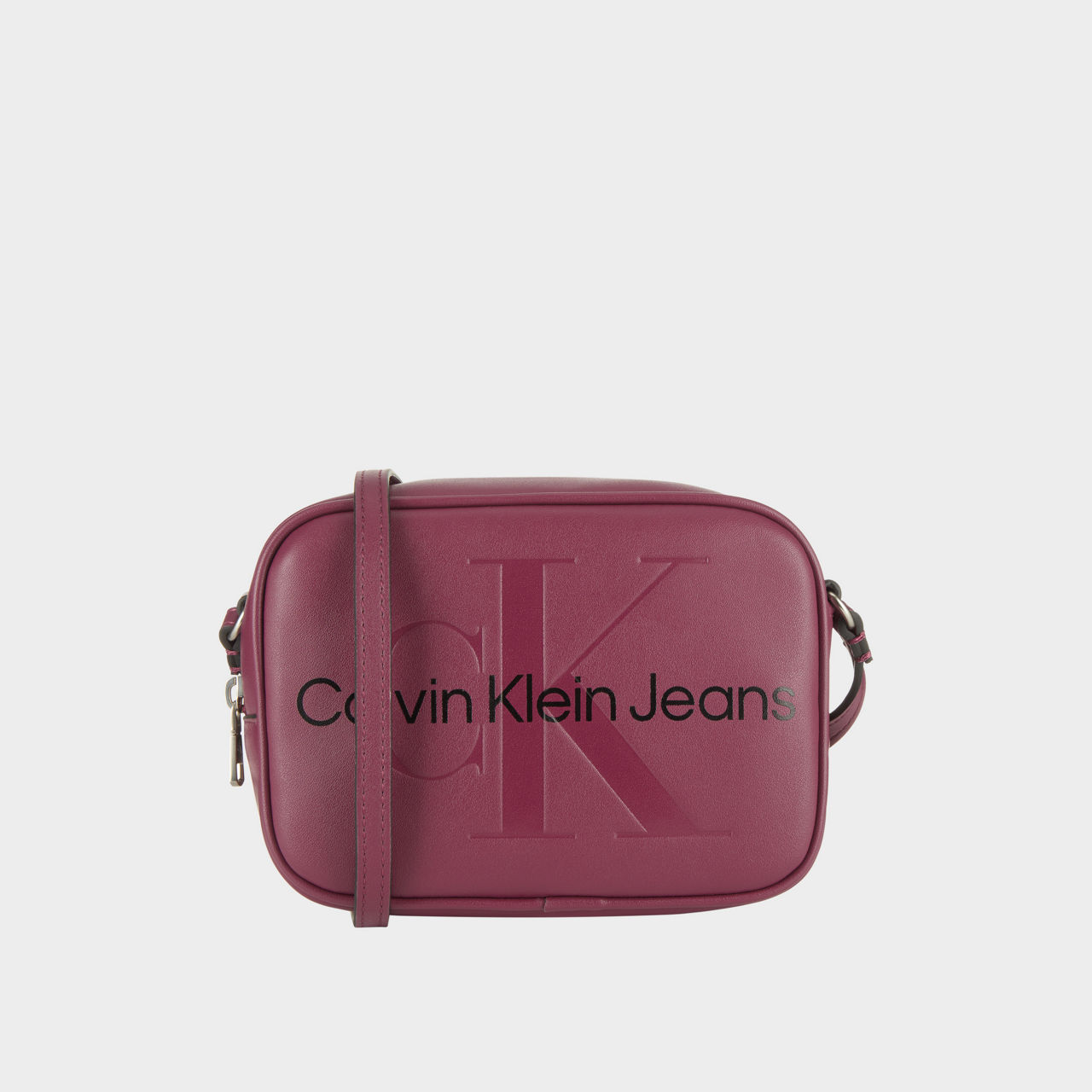 Calvin Klein Collection Sculpted Monogram Crossbody Bag w/ Signature Flap