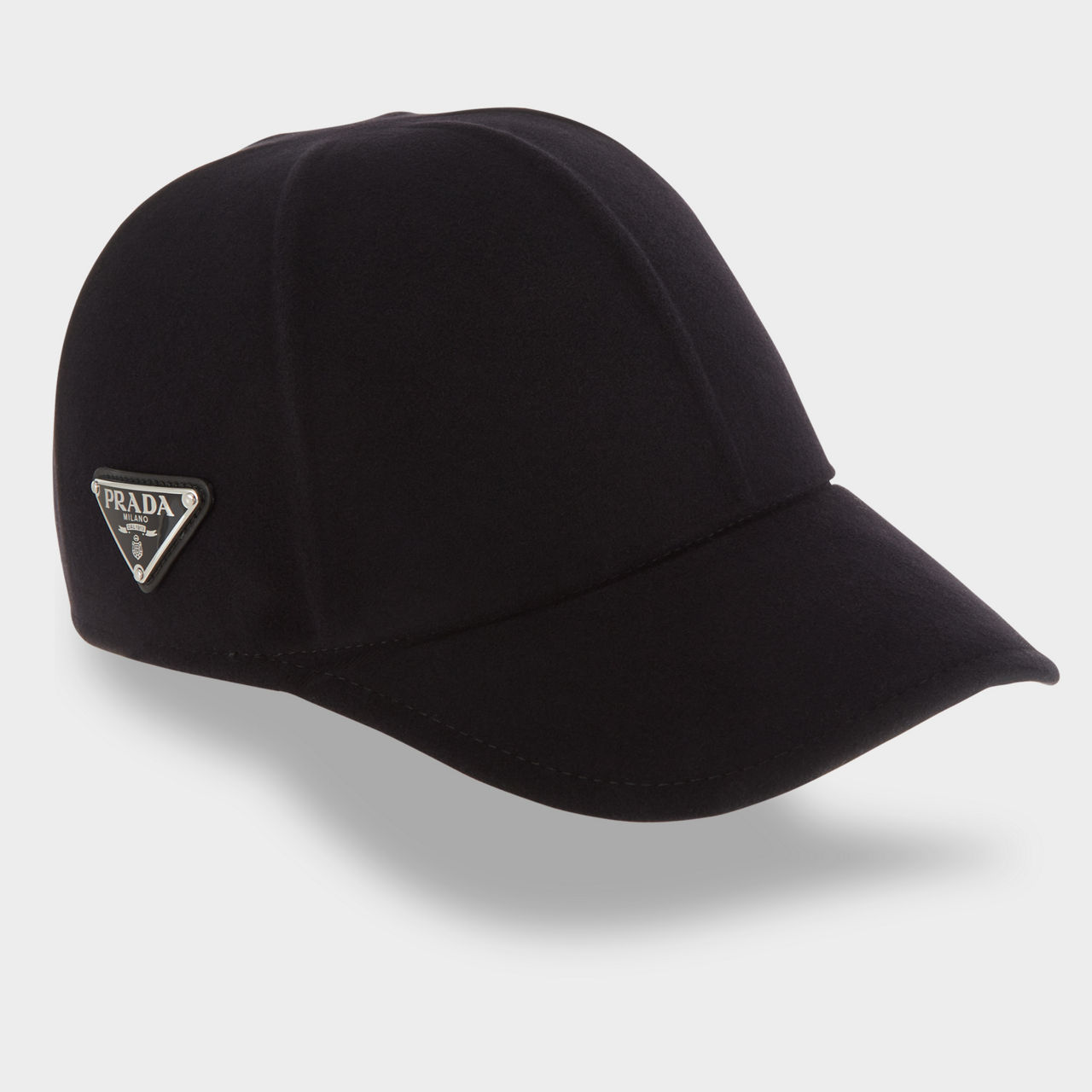 PRADA Logo Plaque Baseball Hat