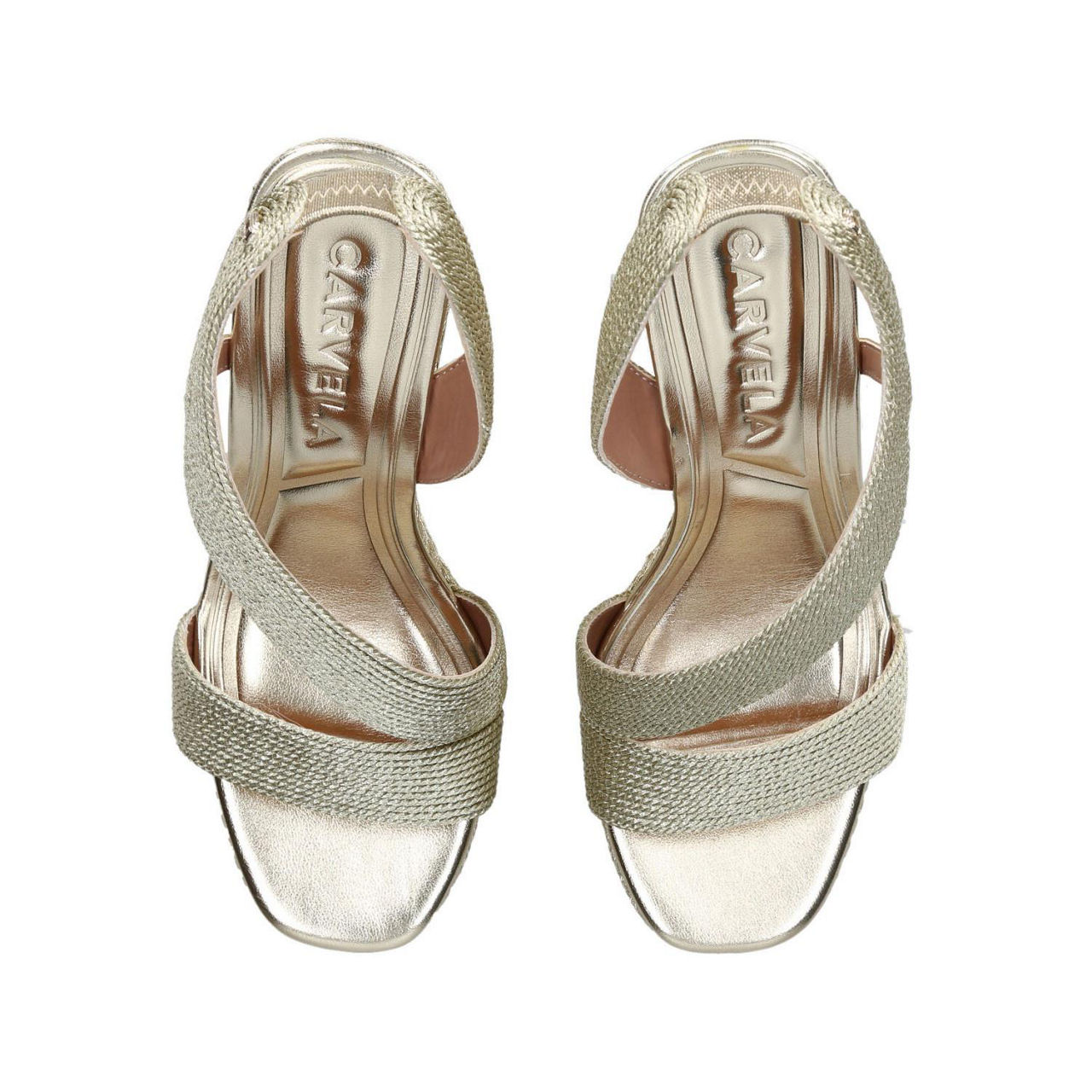 Carvela on sale silver wedges