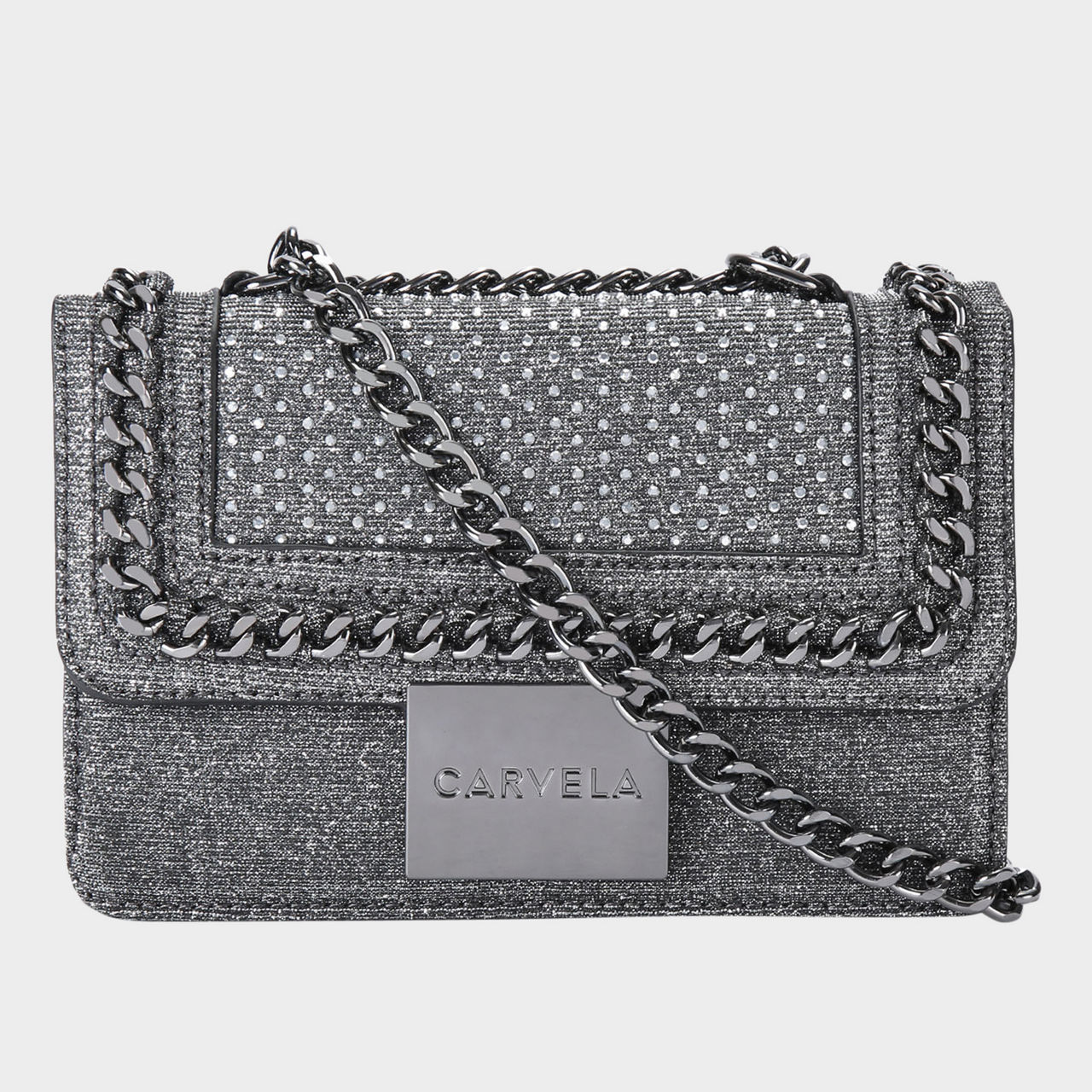 Carvela quilted chain bag online