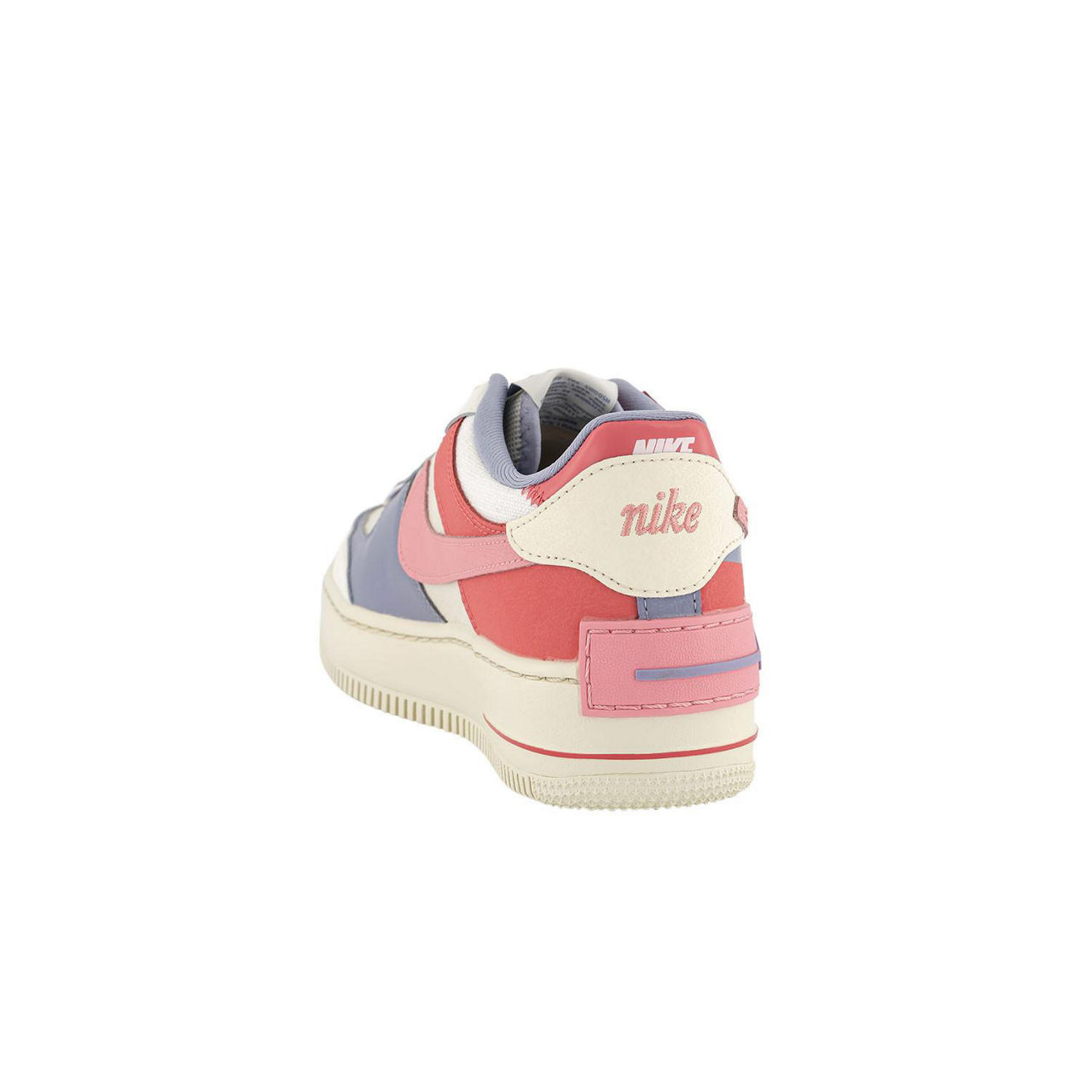 Nike white and pink cheap air force 1 trainers