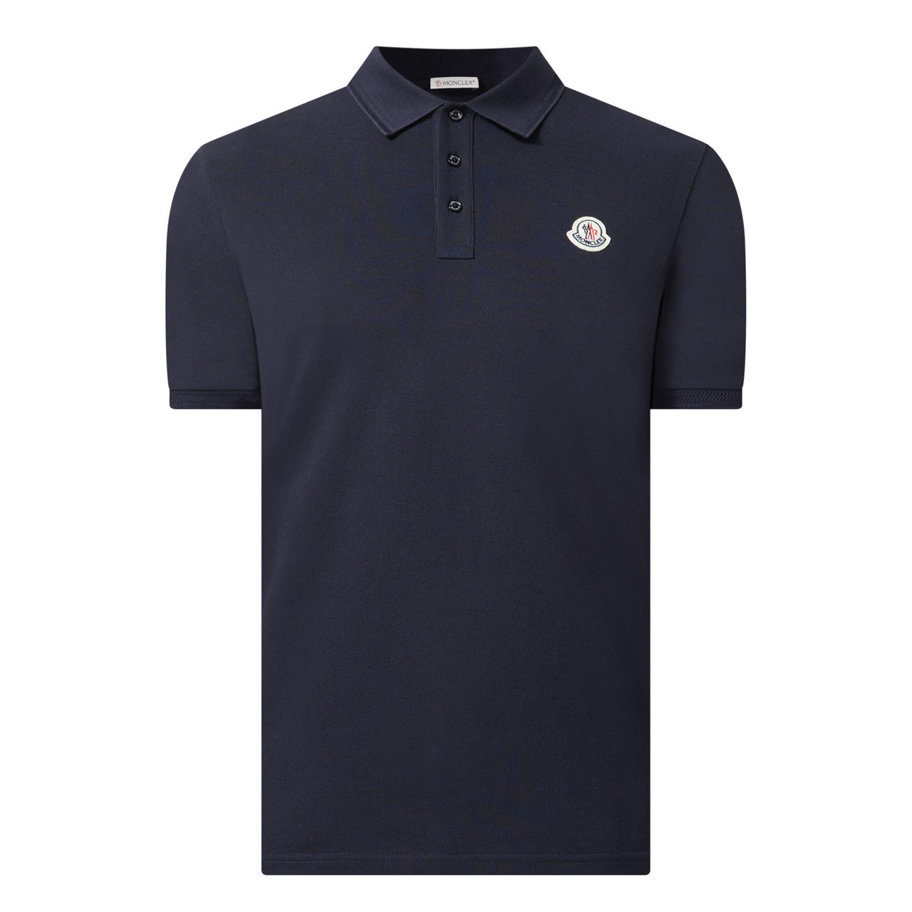 Moncler polo 2025 badge on arm