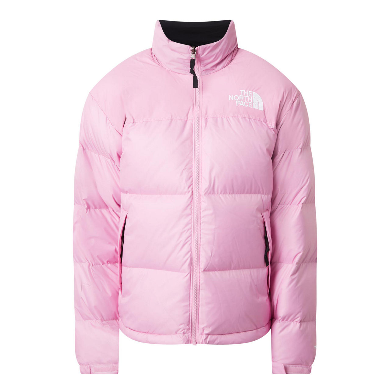 North face pink clearance nuptse jacket