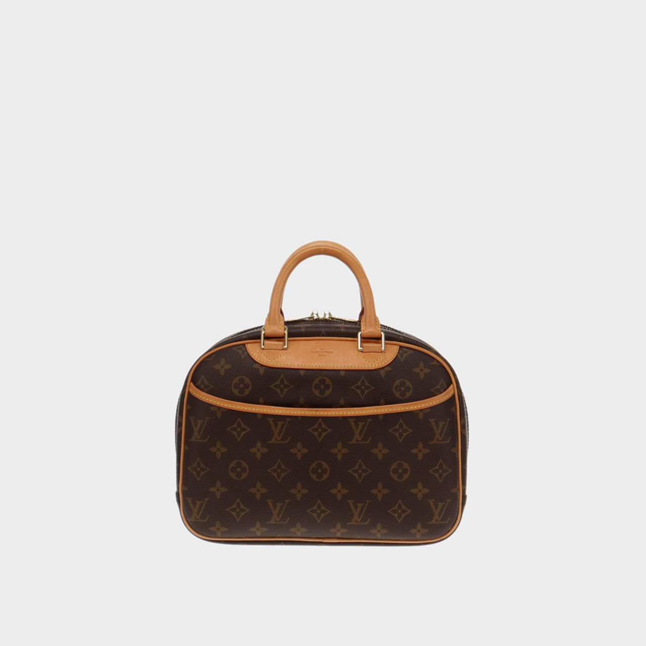 LOUIS VUITTON PRE LOVED The Sustainable Edit Monogram Vintage Trouville Bag Brown