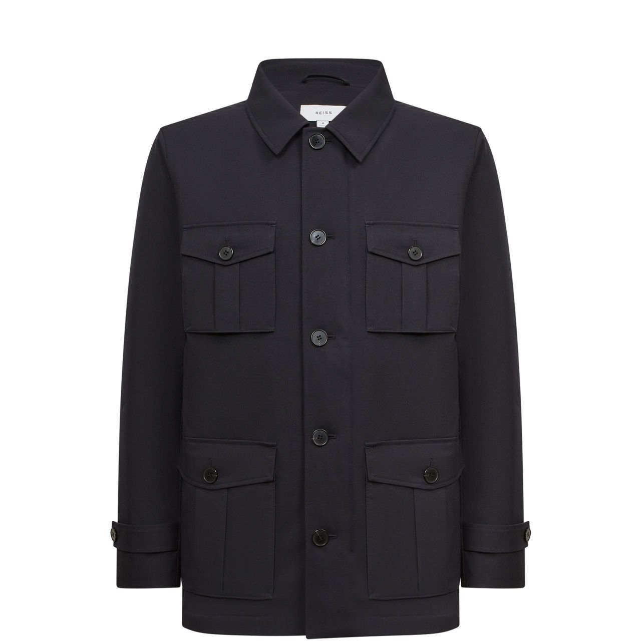 REISS Ellis Military Inspired Field Jacket