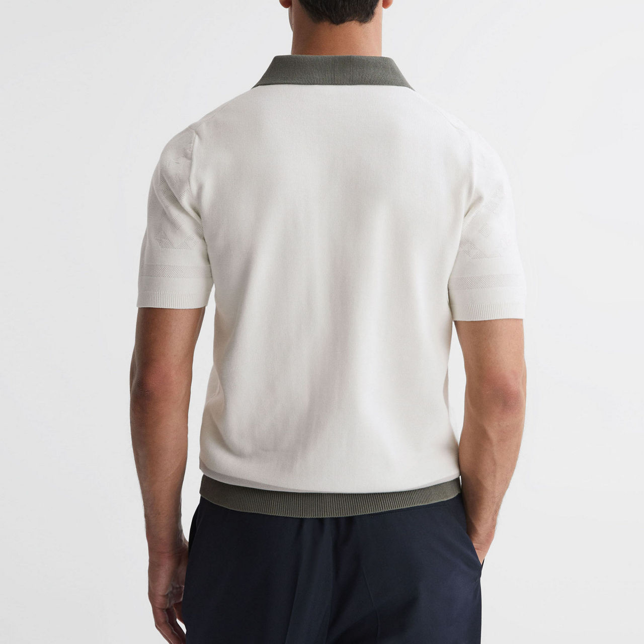 Pre-Order Half Zip Polo Tee Casual Pant Set