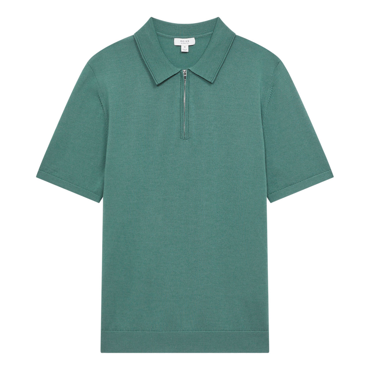 Reiss Floyd Slim Fit Half-Zip Polo Shirt