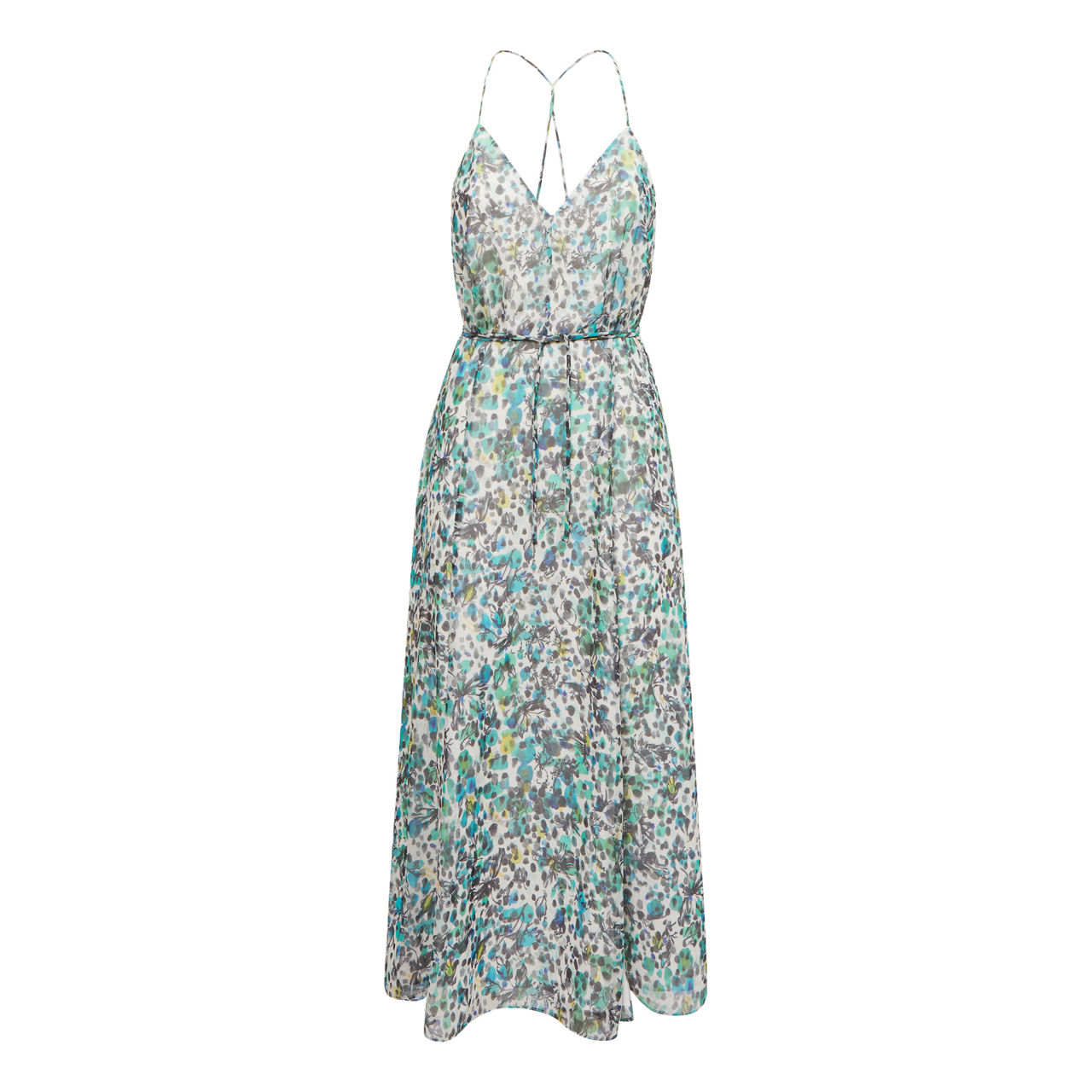 Reiss Ivy Floral Print Midi Dress