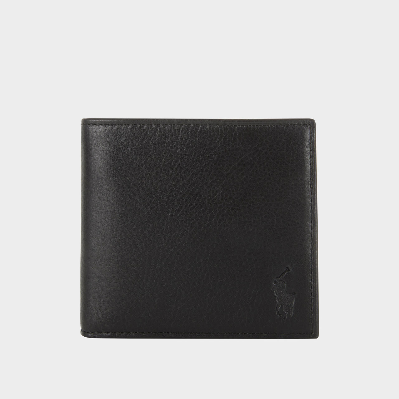 Black Leather Card Holder Wallet - Galway Irish Crystal