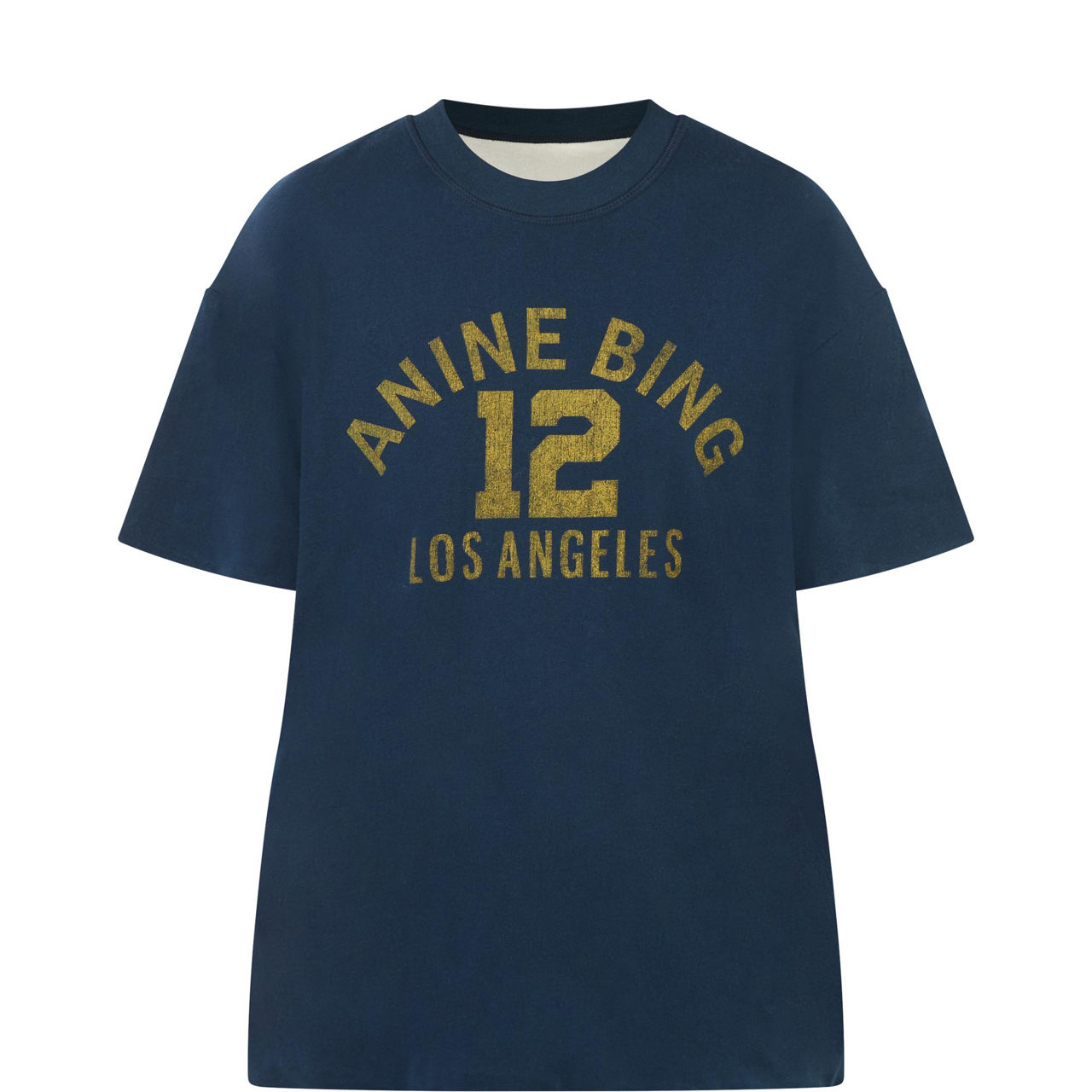 ANINE BING Toni Reversible Logo T Shirt