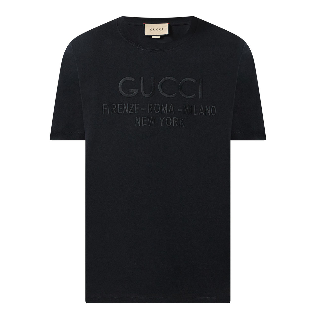 GUCCI Heavy Cotton Crew Neck T Shirt