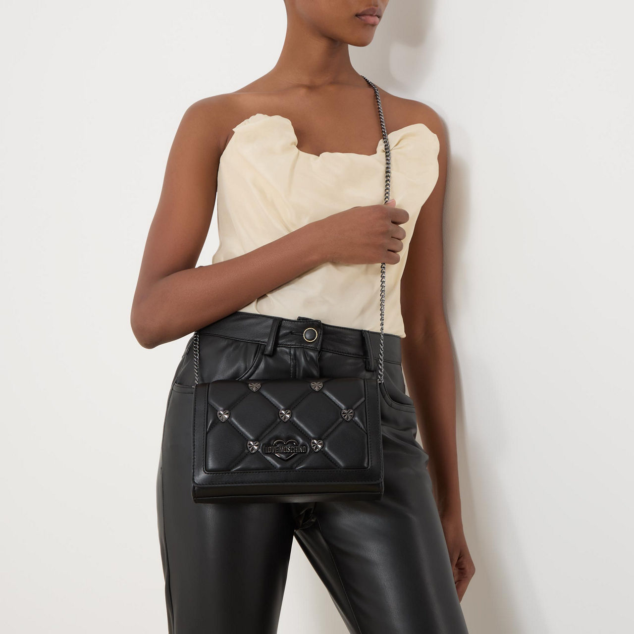 Love moschino jewel strap bag outlet