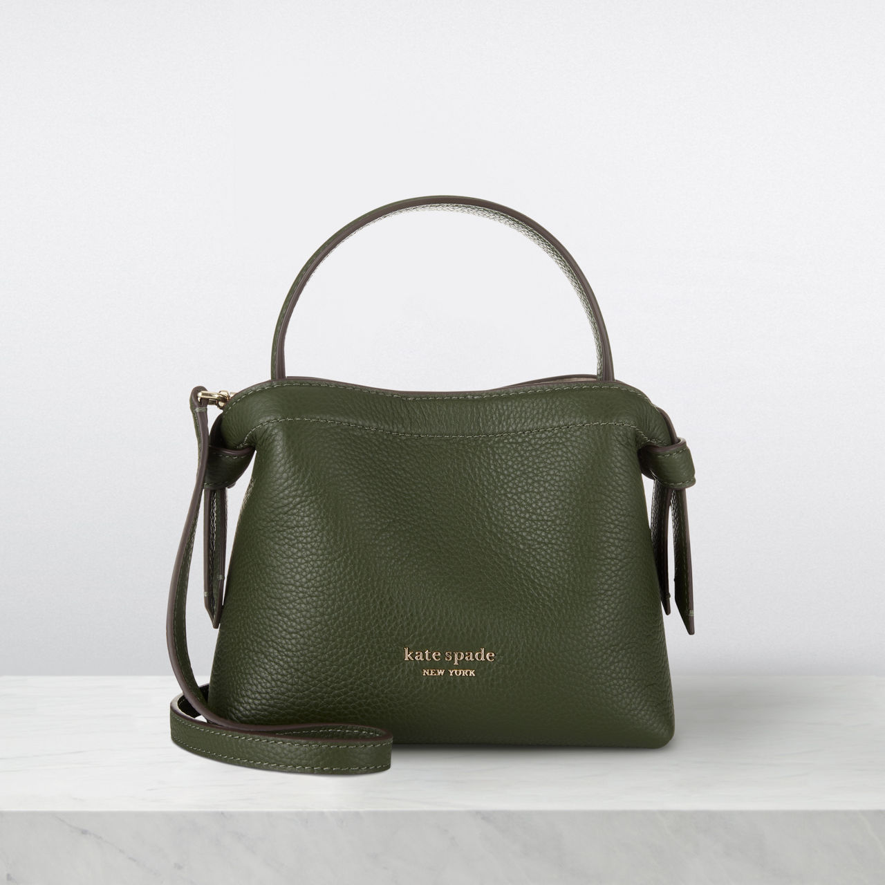 Buy kate spade new york Green Knott Pebble Mini Crossbody Tote