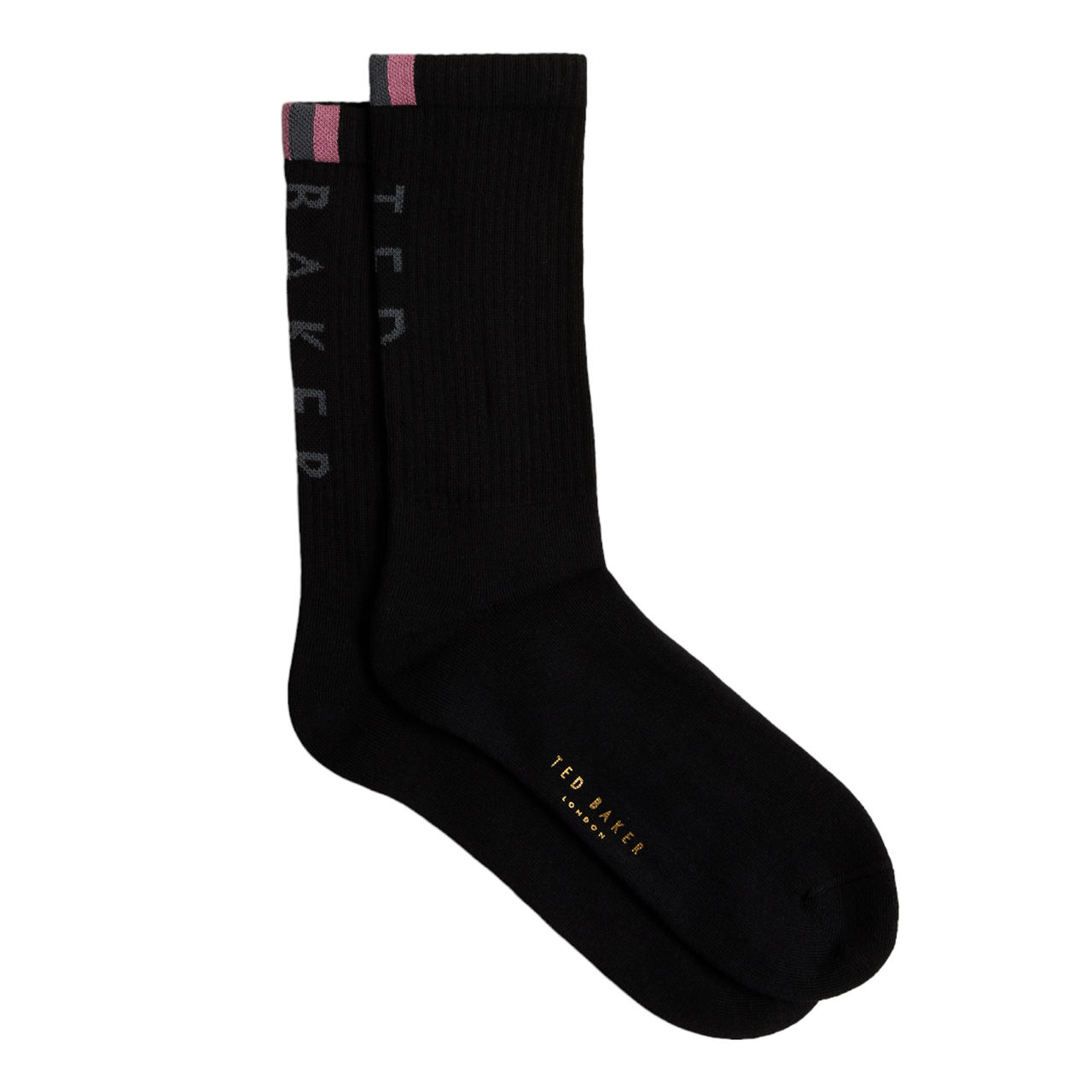 Ted Baker + Branded Ringer Socks