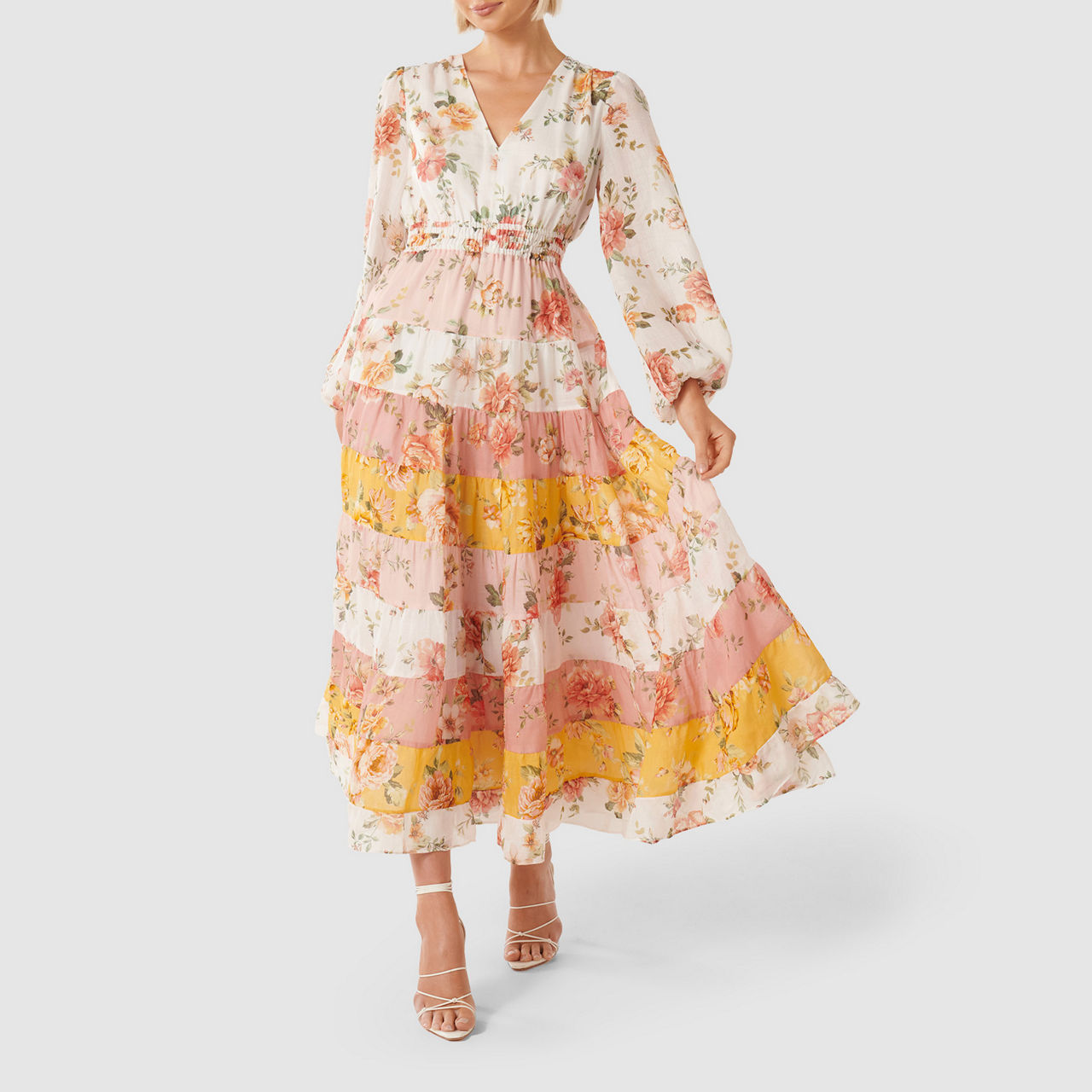 Florinda™ Elegant Floral Dress main image 0