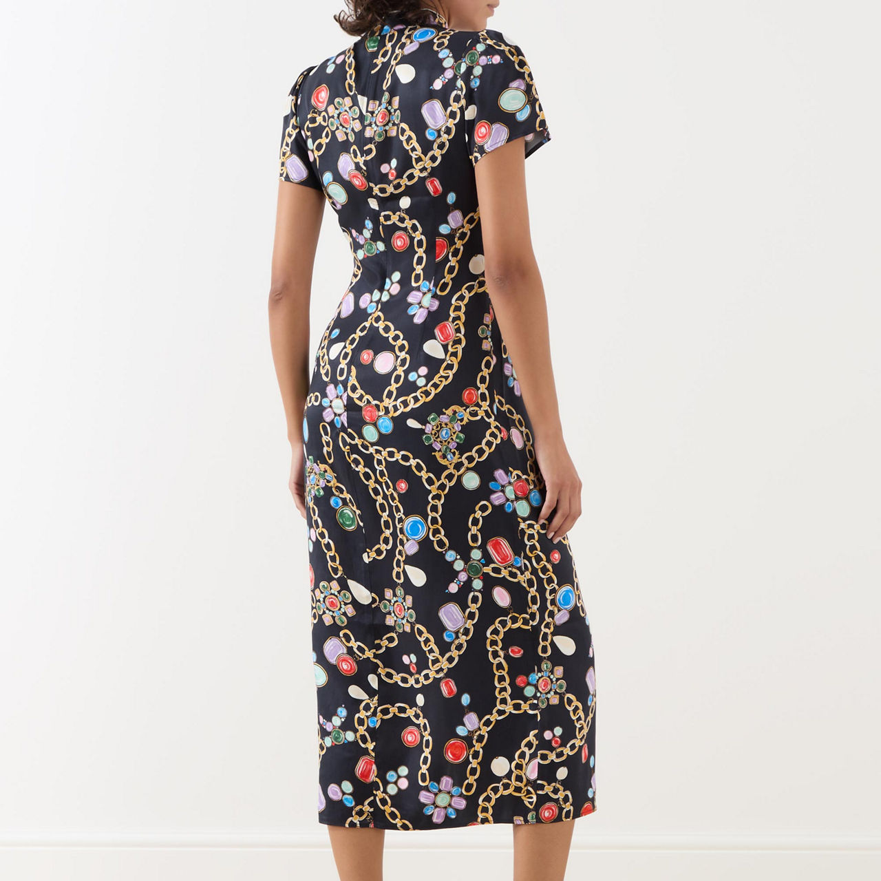 Leia Chain Wrap Dress