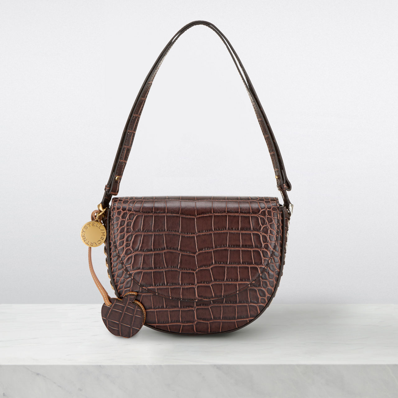 Croc embossed best sale flap crossbody bag