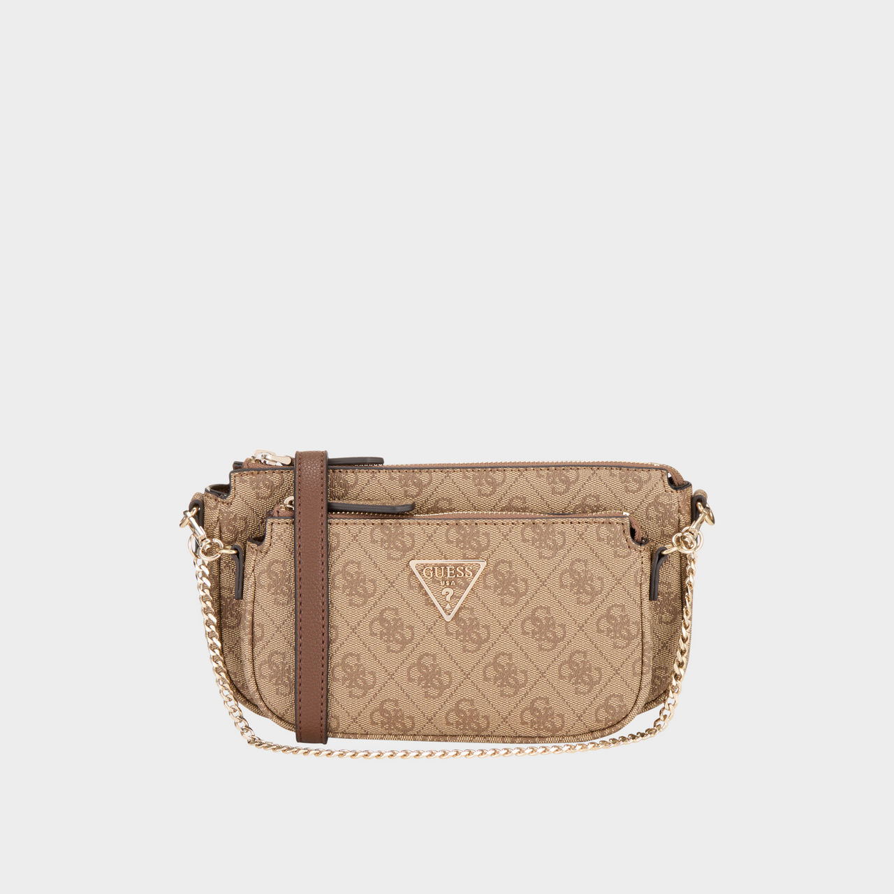 Guess mika double online pouch crossbody