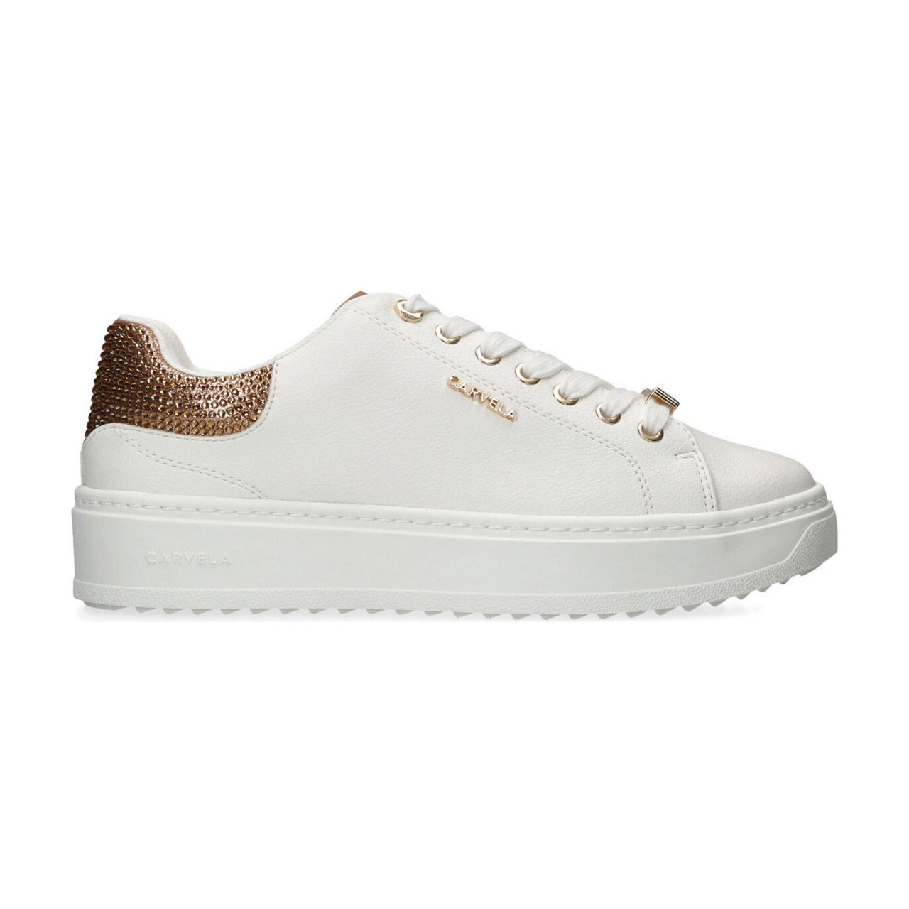 Carvela best sale metallic trainers