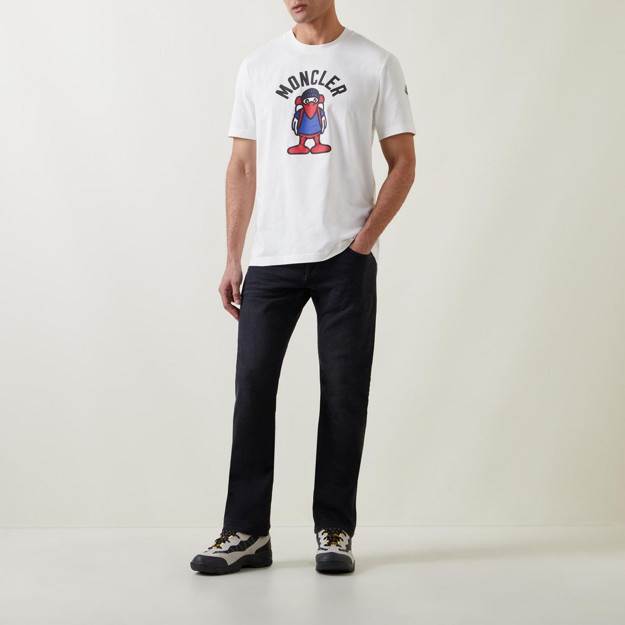 Moncler logo outlet print t shirt