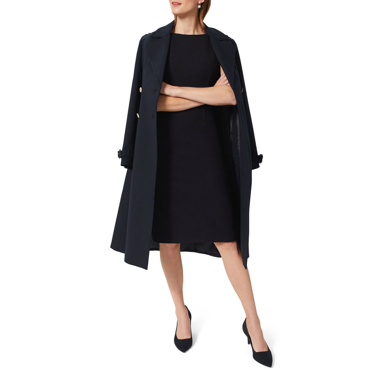 Mia Zip-Up Midi Dress main image 1