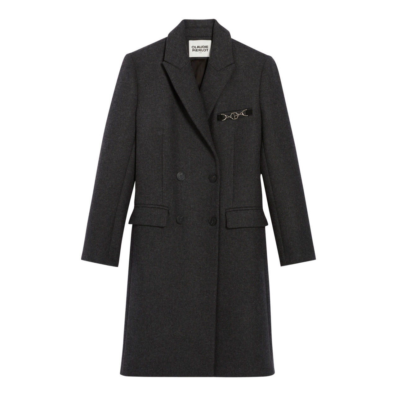 CLAUDIE PIERLOT Tailored Double Breasted Coat