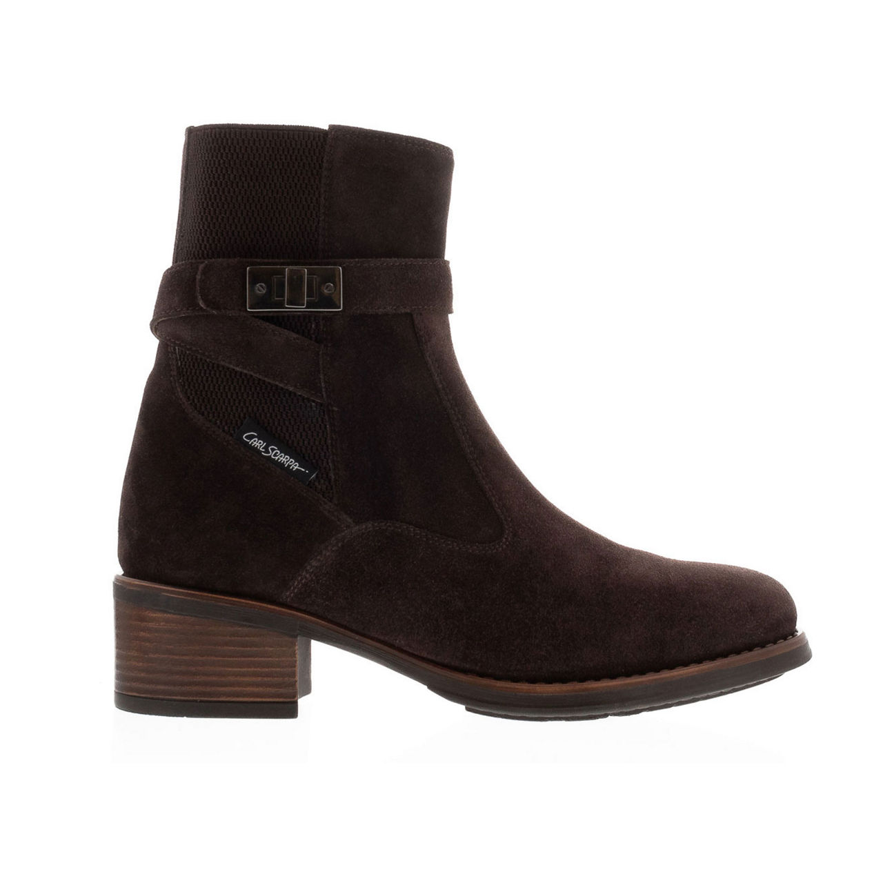 CARL SCARPA Pollenzo Brown Suede Ankle Boots