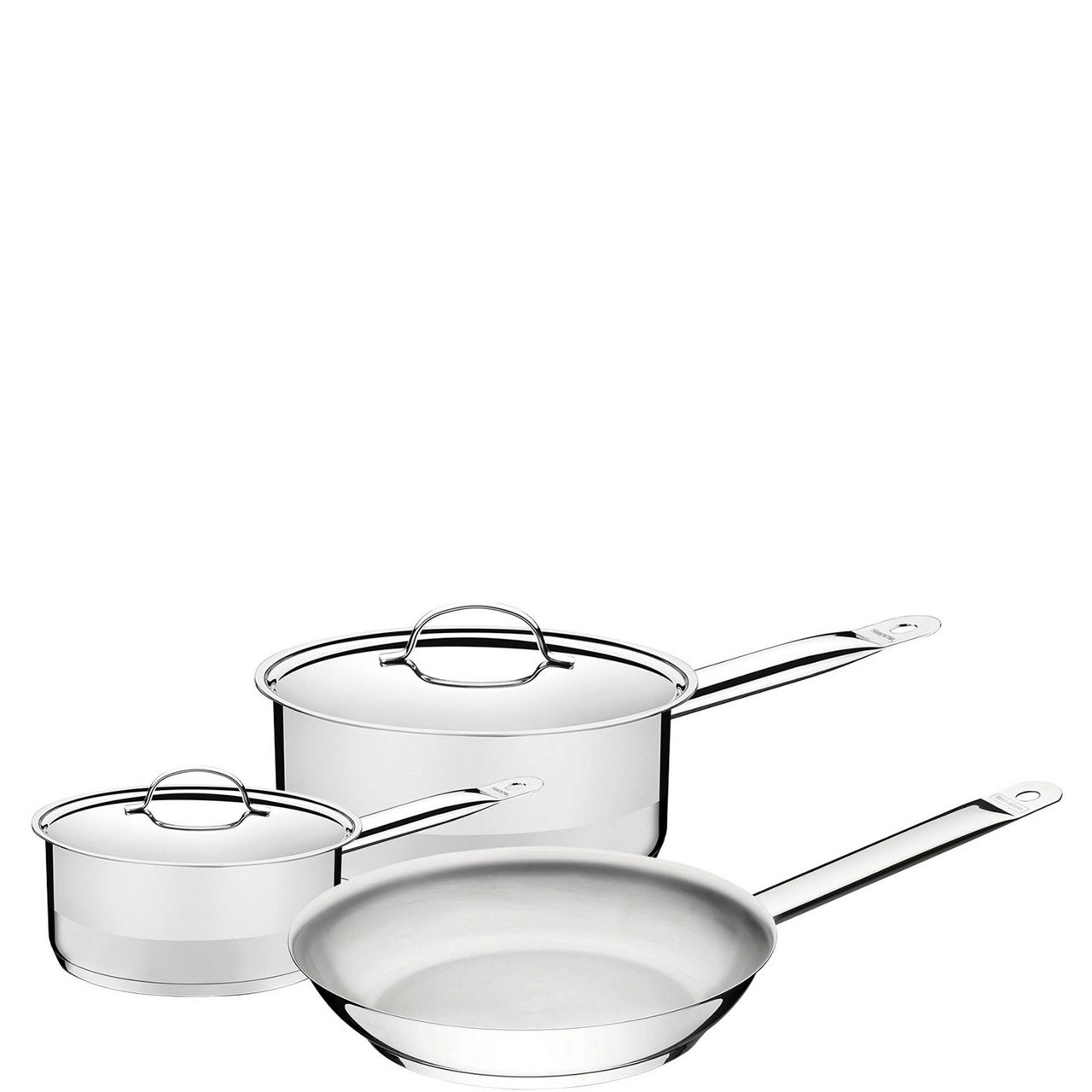 Tramontina Allegra Stainless Steel Cookware Set 4 Pieces Silver