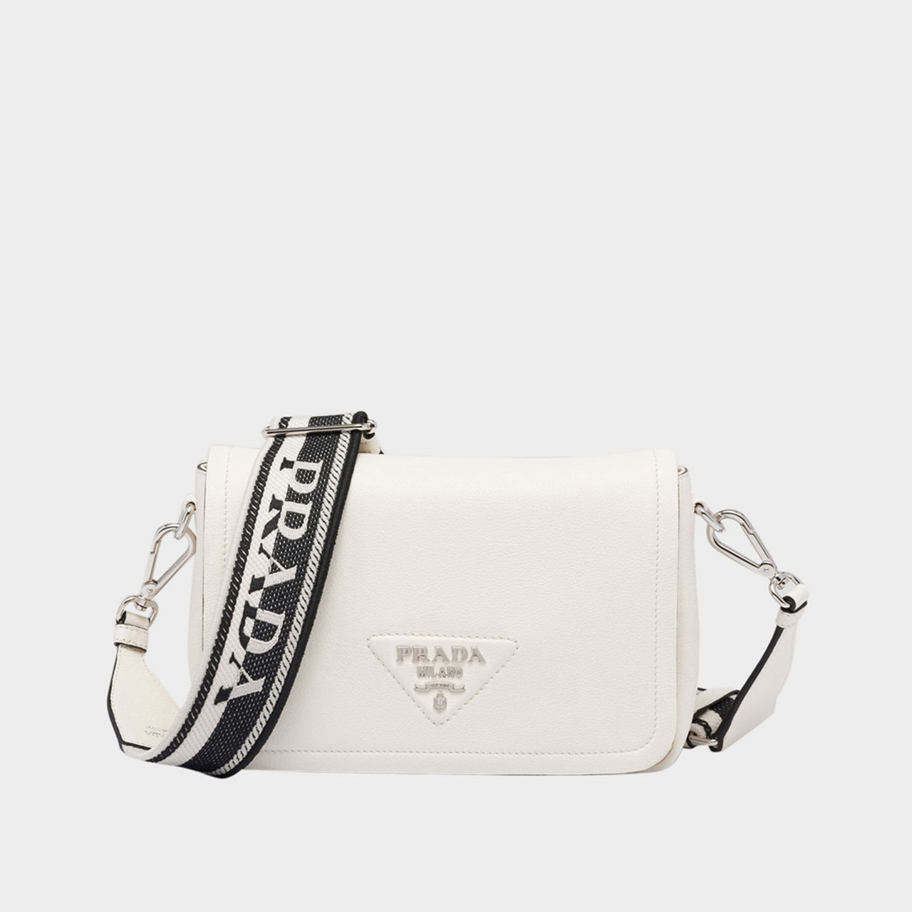 Prada milano white bag sale