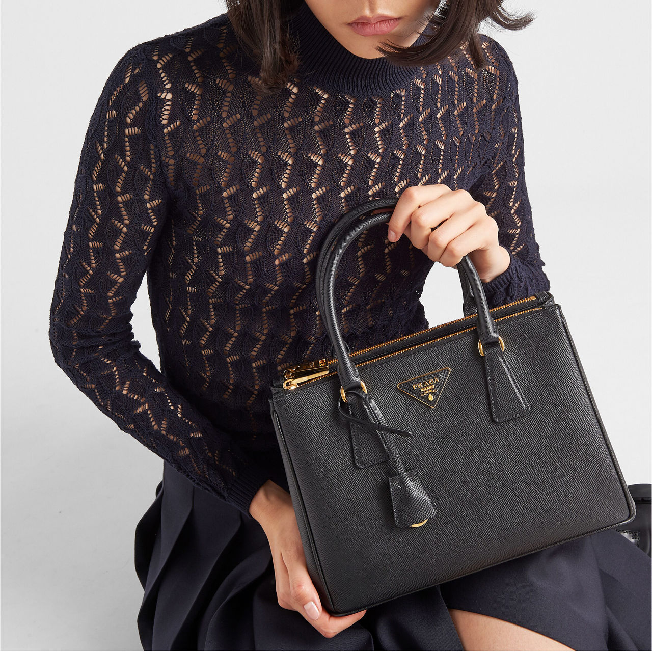 PRADA Galleria Medium Saffiano Leather Bag