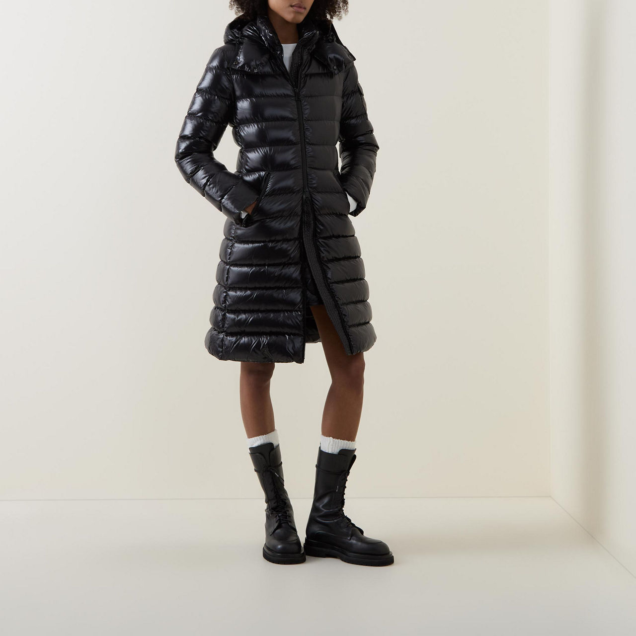 MONCLER Moka Long Down Jacket