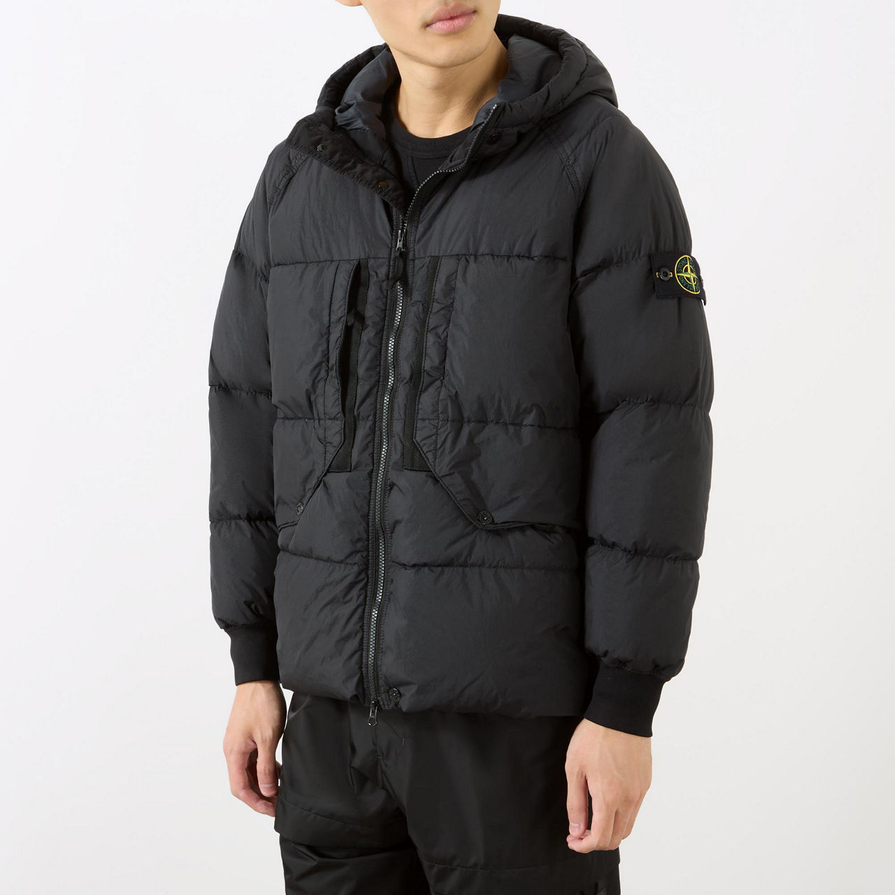 Mens stone clearance island bubble jacket