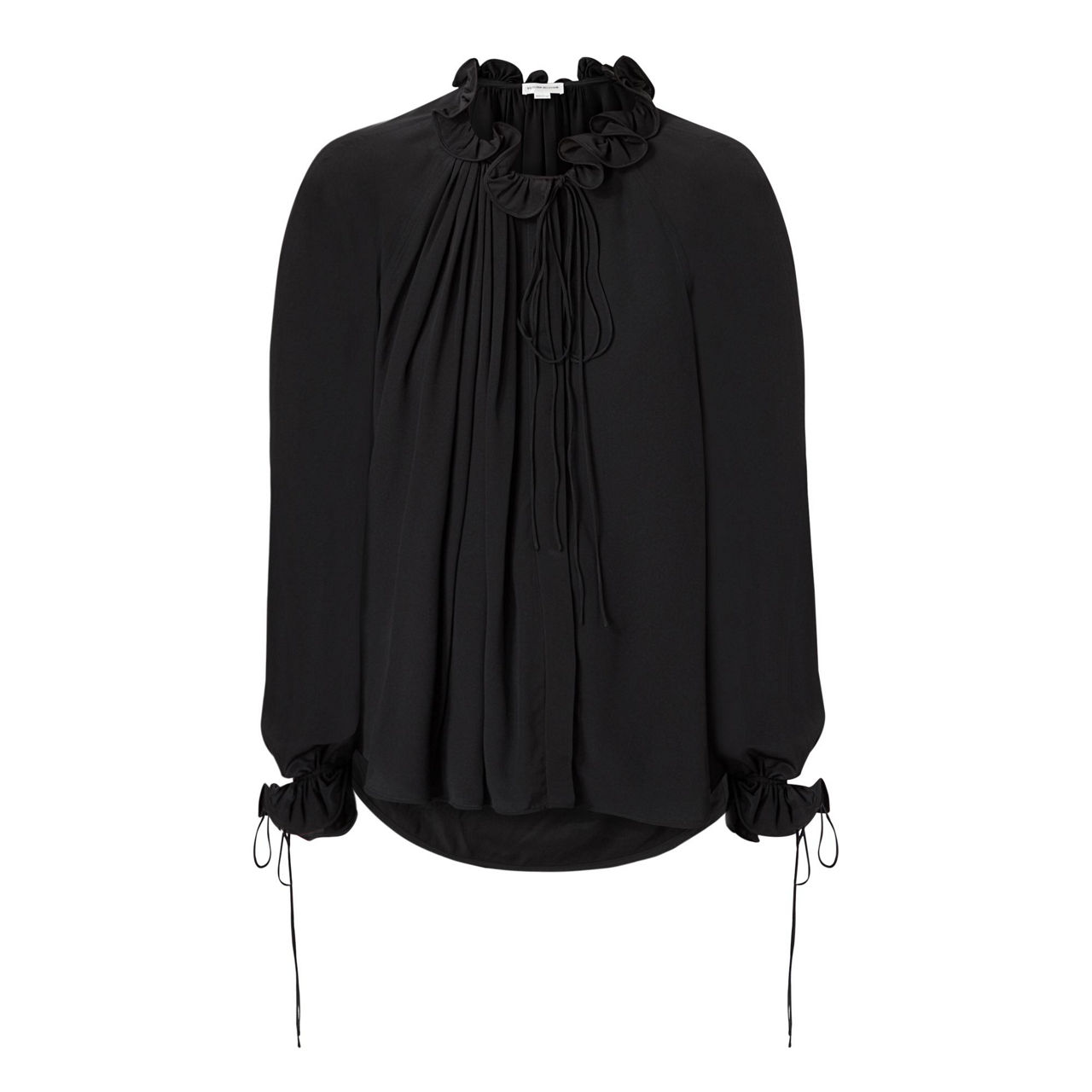 Ruched-detailing blouse, Victoria Beckham