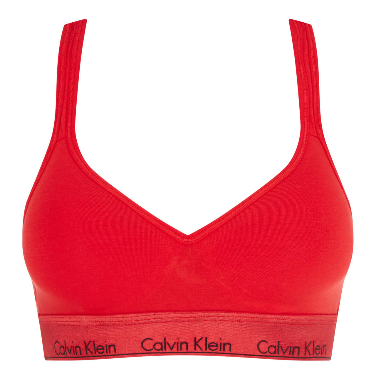 Calvin Klein Lift Bralette - Modern Cotton in Red