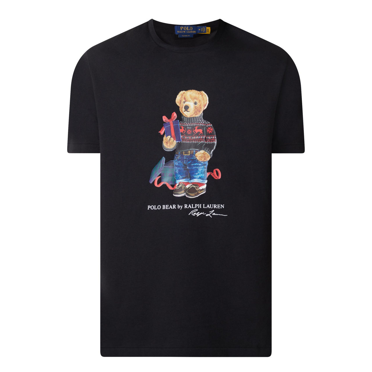 Black polo 2024 bear t shirt