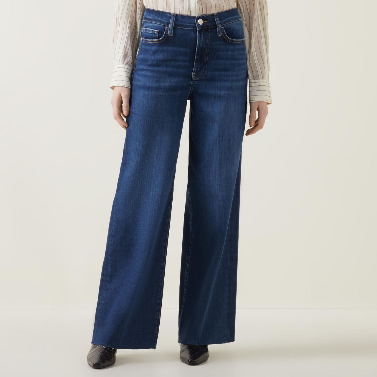 Le Slim Palazzo Jeans