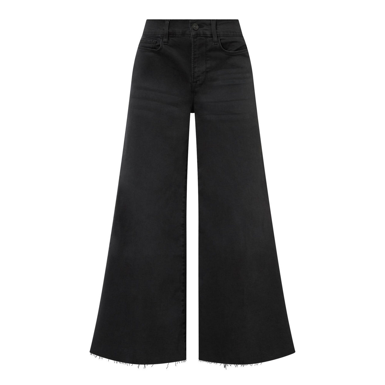 Mid rise wide leg cropped cheap jeans