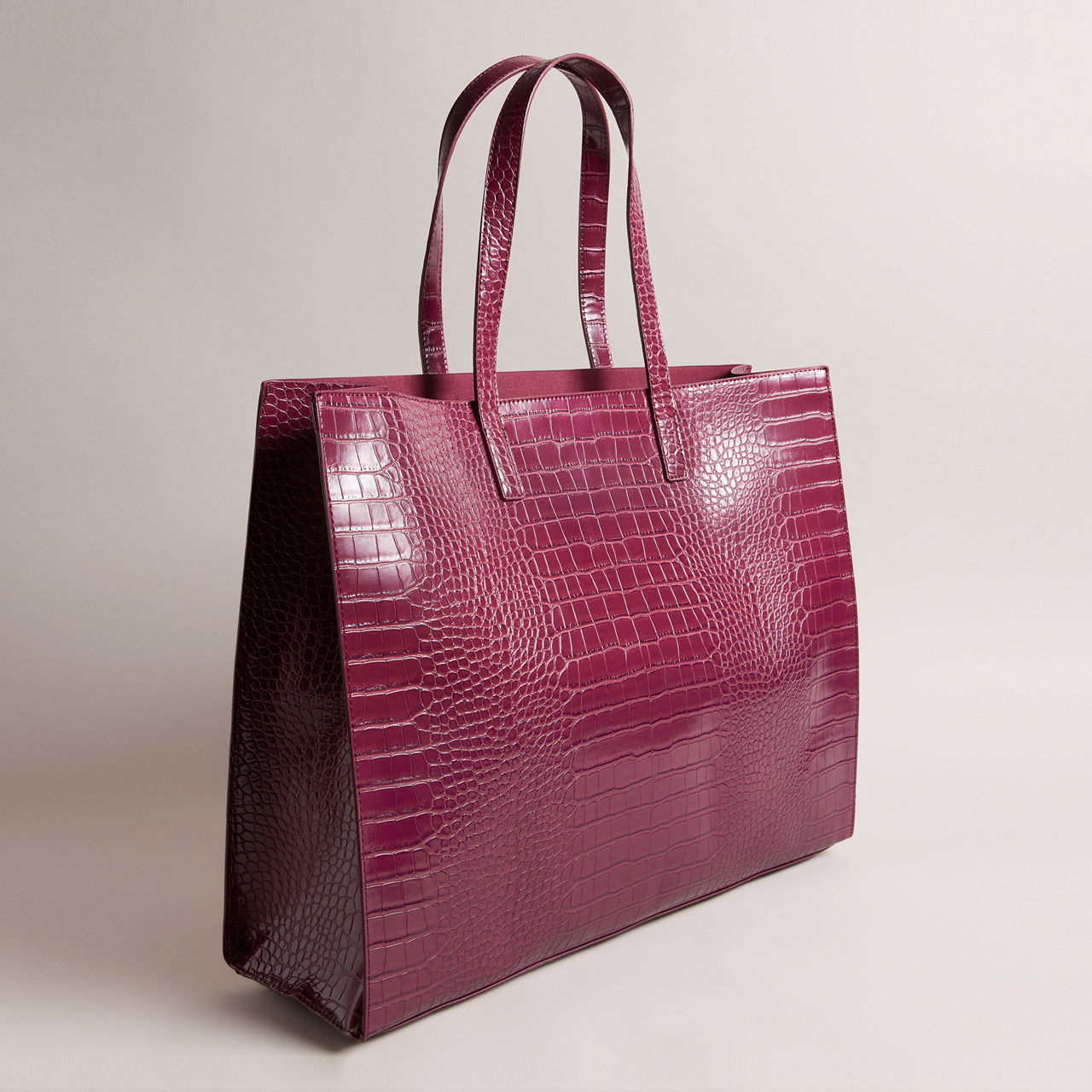 TED BAKER Allicon Mock Croc Icon Tote Bag