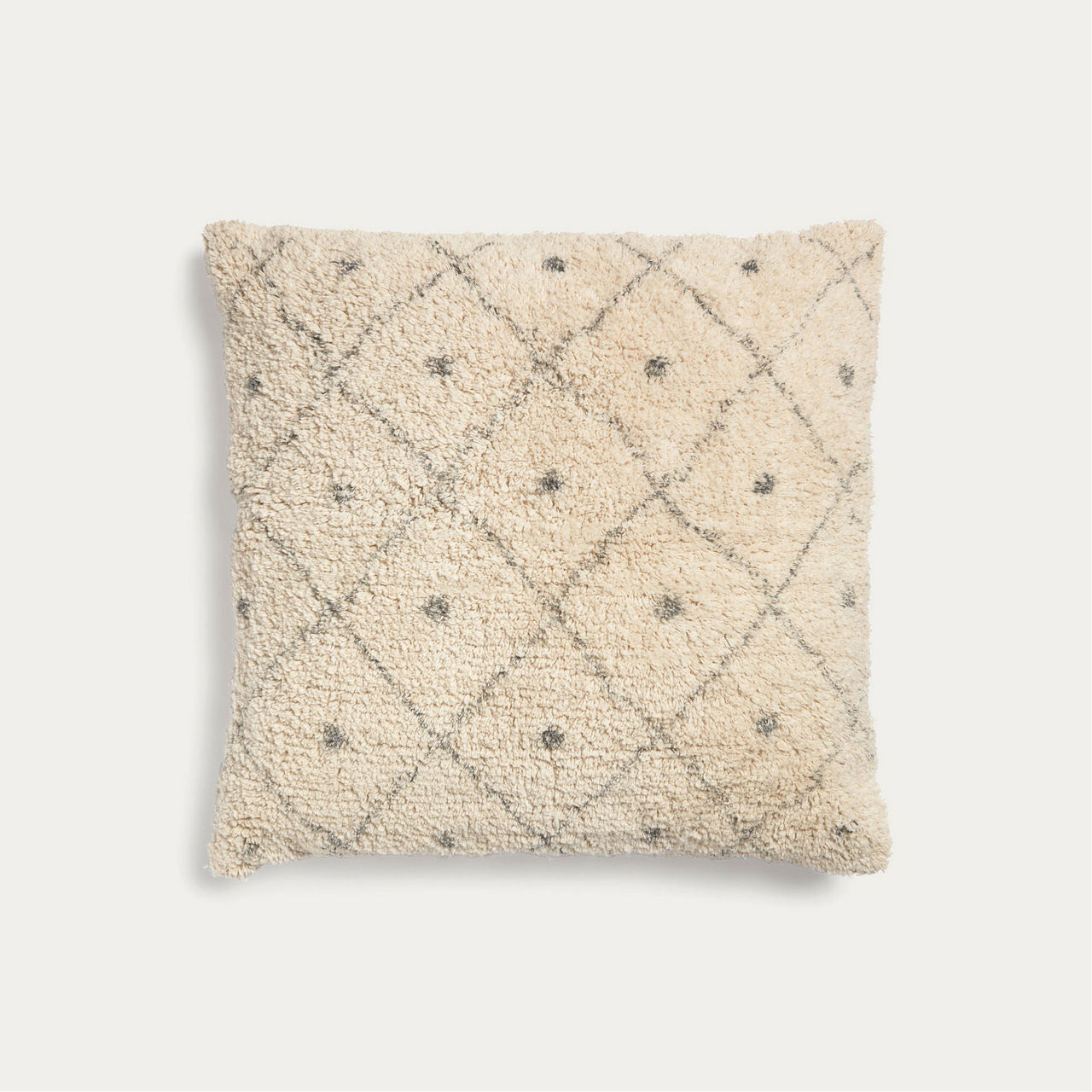 Motion jute throw clearance pillow