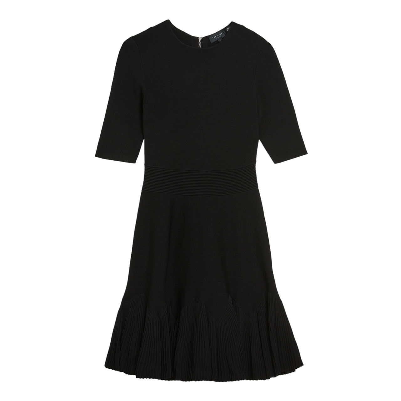 TED BAKER Josafee Knit Fit And Flare Mini Dress