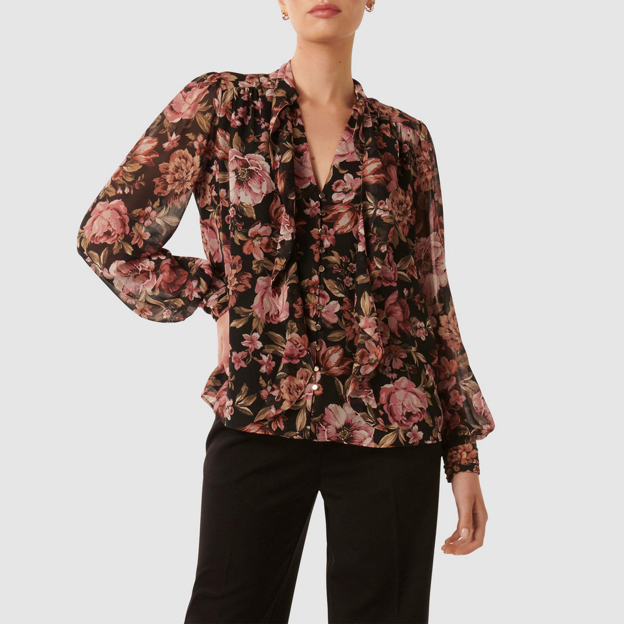 Fawn Blouse - Purple Tie Dye main image 1