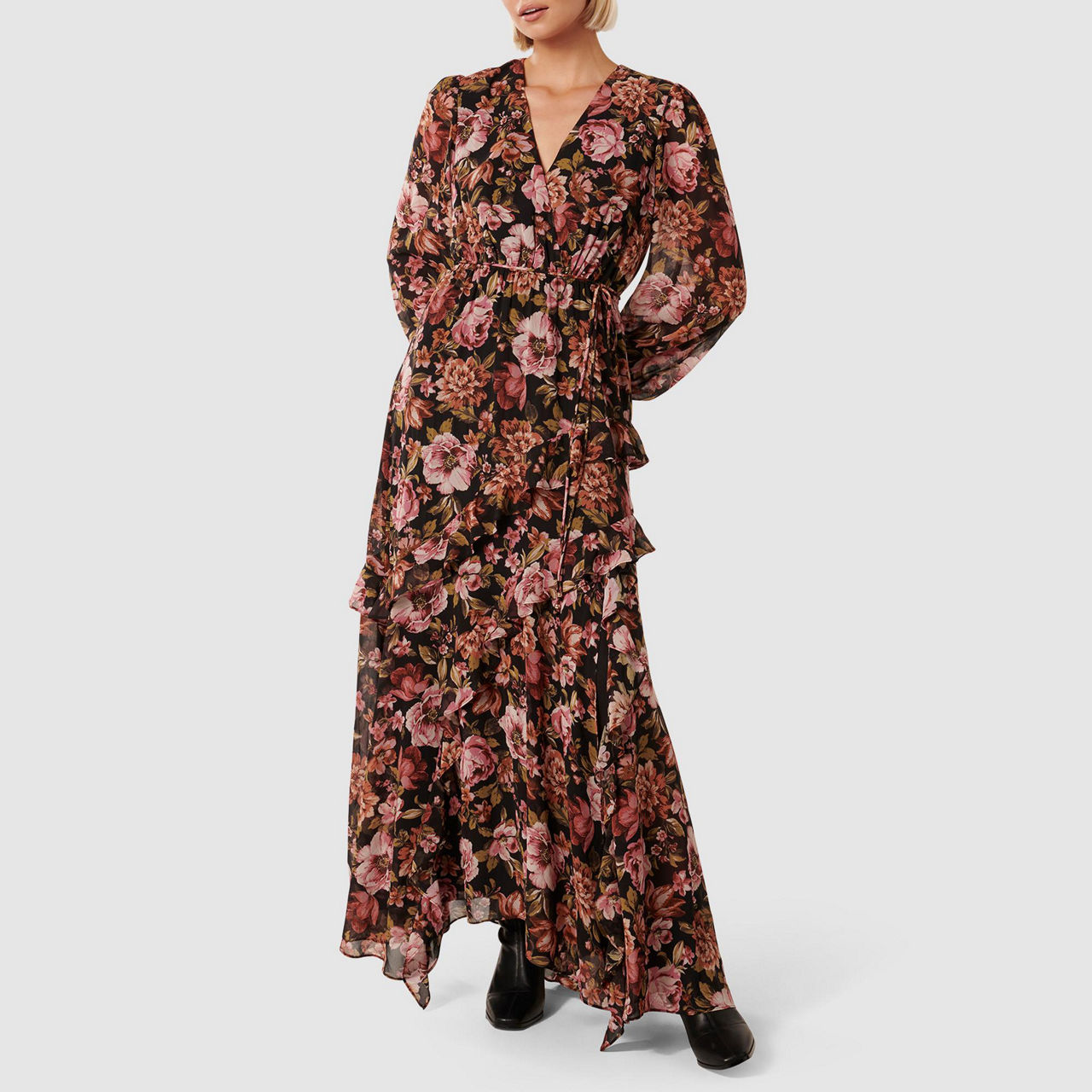 Michaa Ruffle Dress