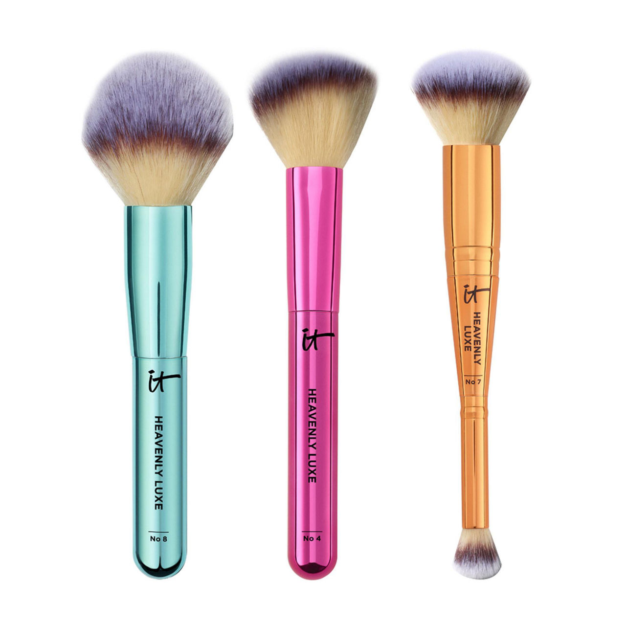 IT COSMETICS Heavenly Luxe Limited-Edition 3-Piece Makeup Brush Set