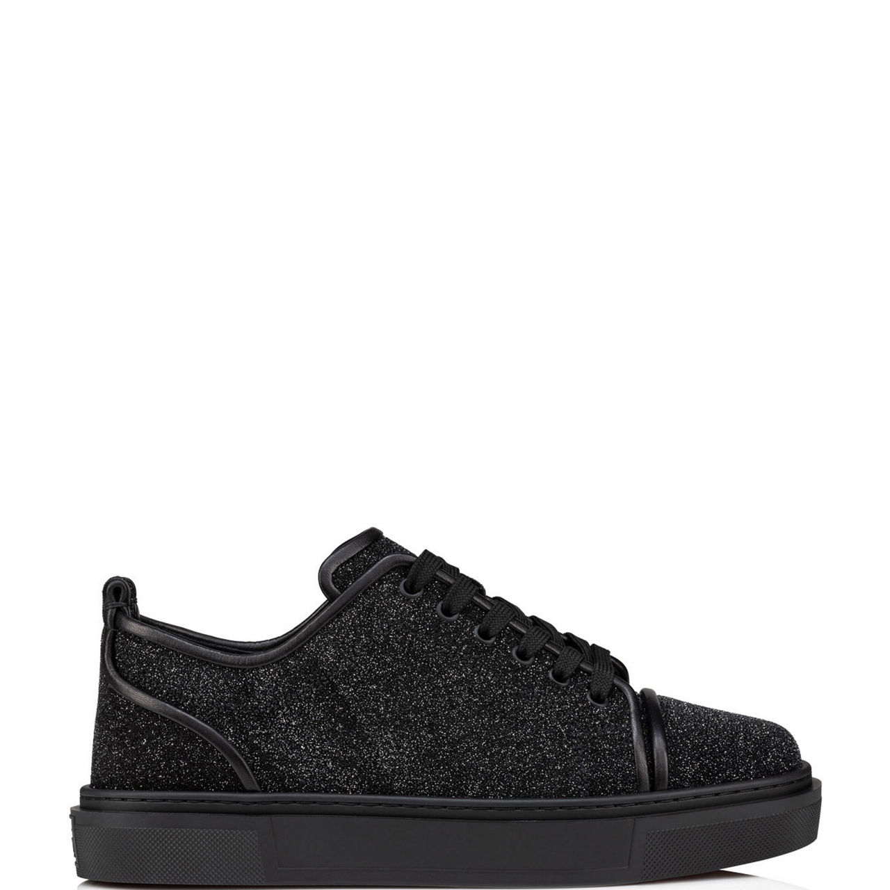 Louboutin mens best sale trainers black