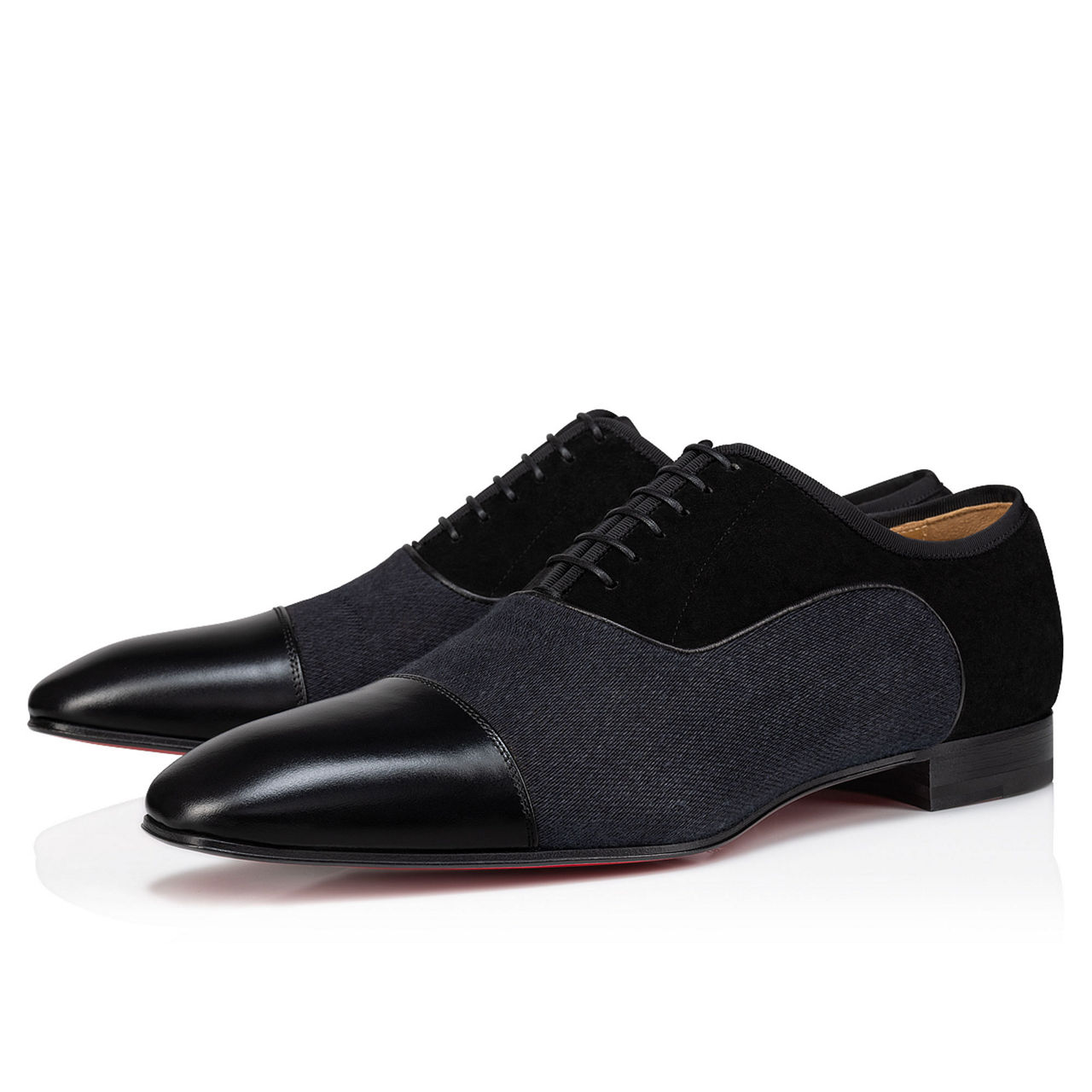 Christian Louboutin Greggo Leather Trim Oxford Shoes 5585