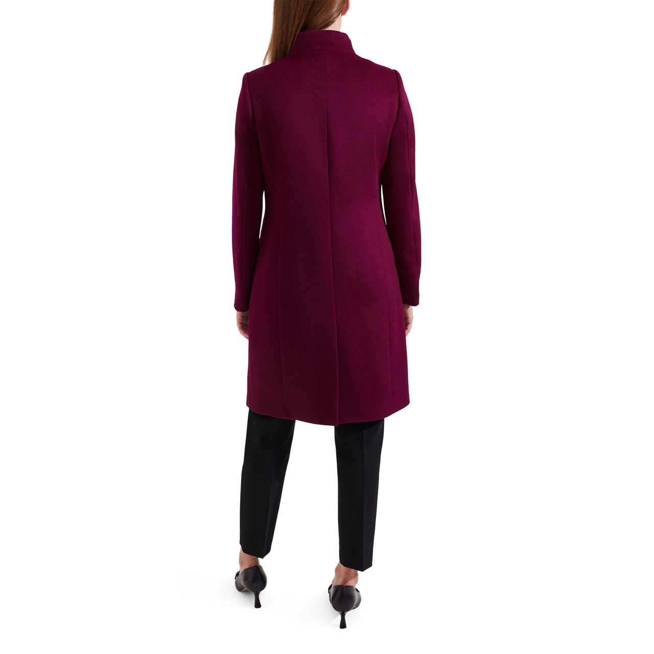 Marissa Snap Closure Wool Jacket