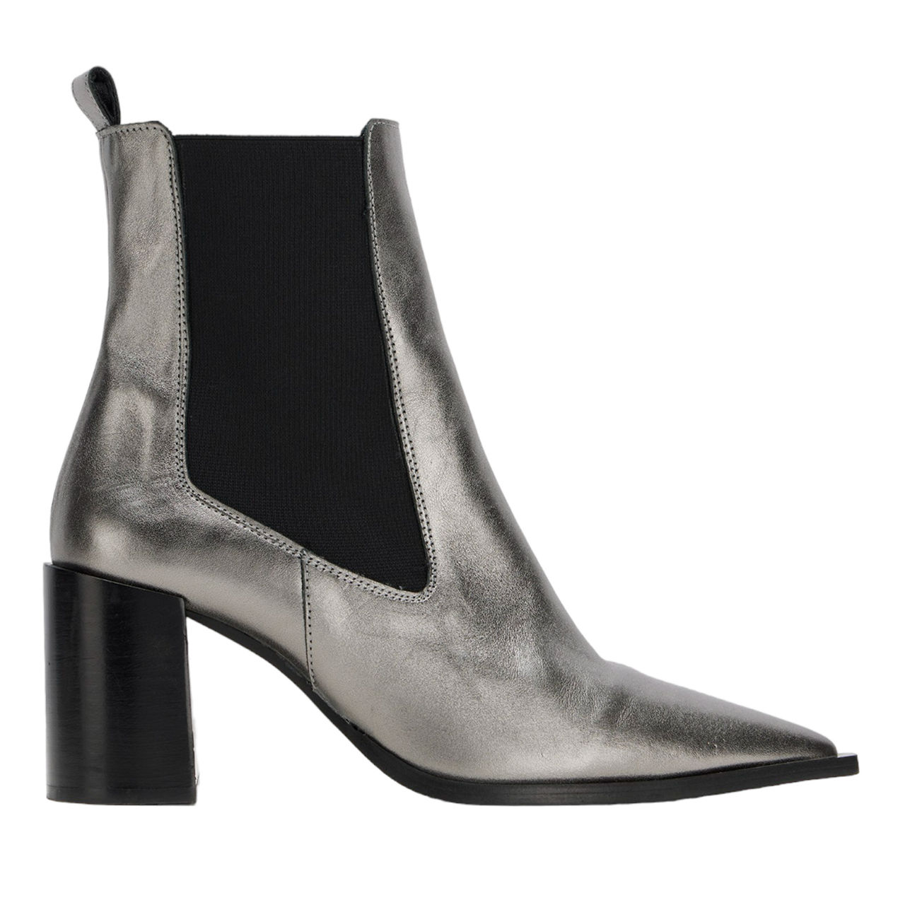 MINT VELVET Metallic Heeled Ankle Boots