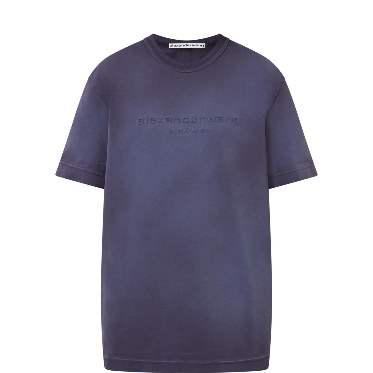 Alexander Wang Tied Design Logo Printed T-Shirt Grey XS