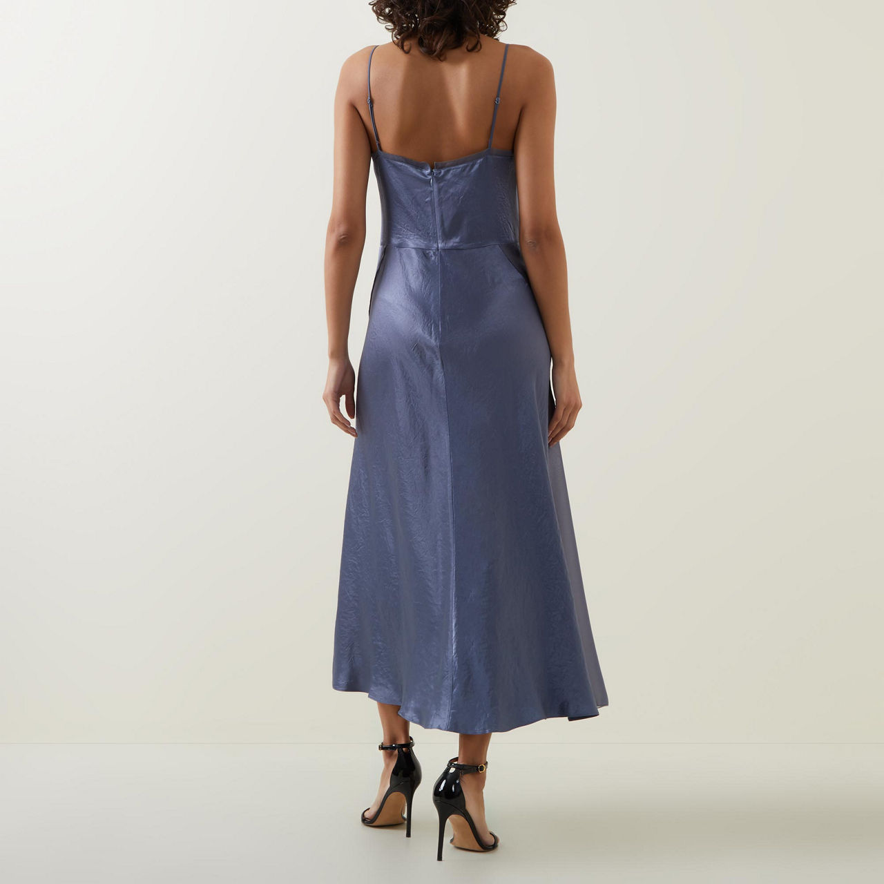 Vince navy hot sale slip dress